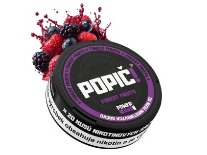 Popič! Forest Fruits, nikotinové sáčky