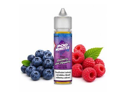 POD Monster S&V Blueberry Sour Raspberry 10ml