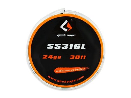 SS316L - odporový drát 0,5mm 24GA (10m) - GeekVape
