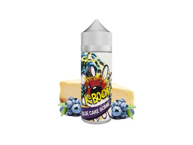 Příchuť K-Boom Special Edition: Blue Cake Bomb (Borůvkový cheesecake) 10ml