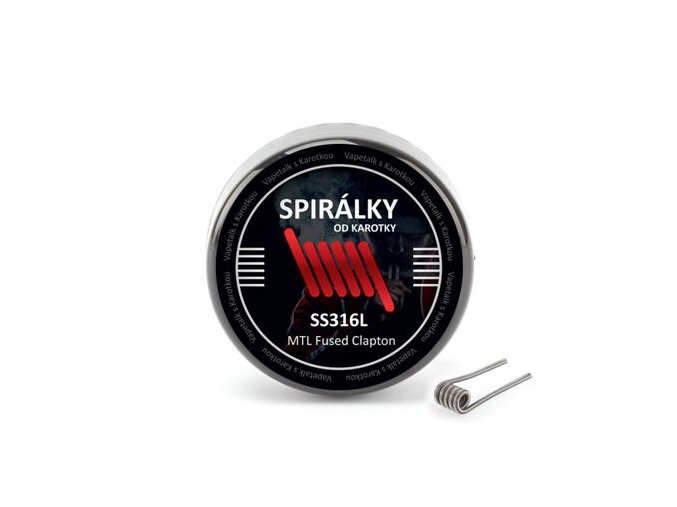 Spirálky od Karotky - MTL Fused Clapton 0,5ohm (10ks)