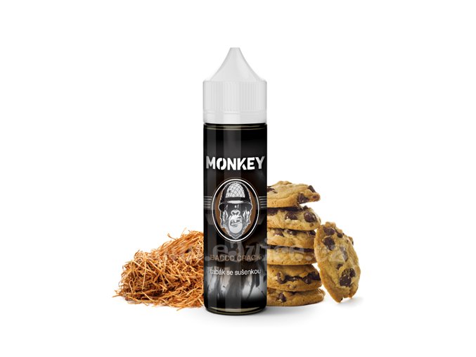 Příchuť Monkey S&V: Bacco Crack (Tabák a sušenka) 12ml