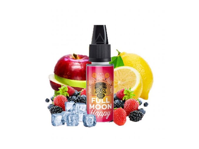 Příchuť Full Moon: Happy (Ledové jablko, bobulovité plody a citron) 10ml