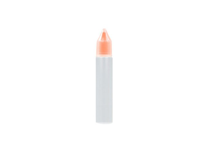 Úzká lahvička Unicorn s kapátkem - 10ml (Oranžová)