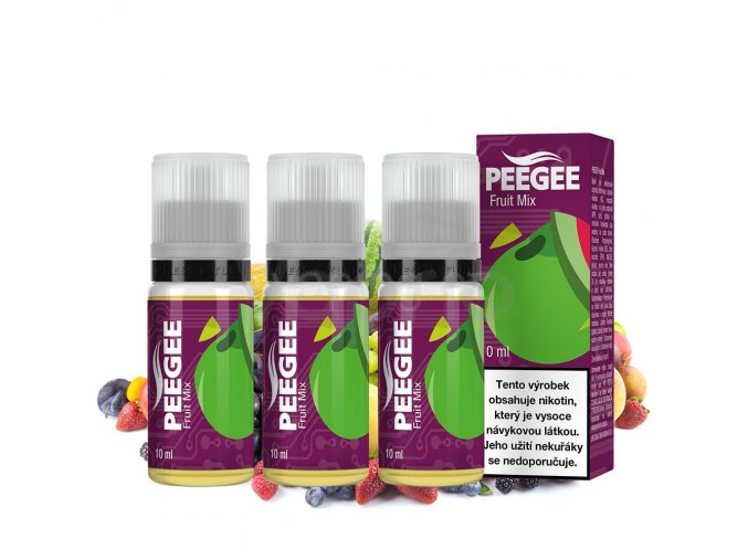 PEEGEE Ovocný mix 3x10ml