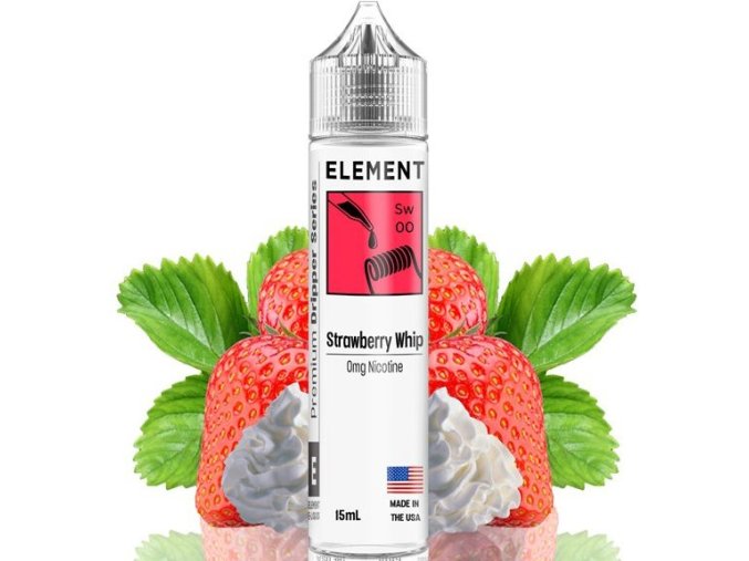 Příchuť Element Shake and Vape 15ml Strawberry Whip