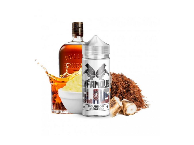 Příchuť Infamous Slavs S&V: Bourbon Tobacco (Tabák s bourbonem) 20ml