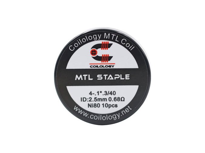 Předmotané spirálky Coilology MTL Series - MTL Staple Ni80 (0,68ohm) (10ks)
