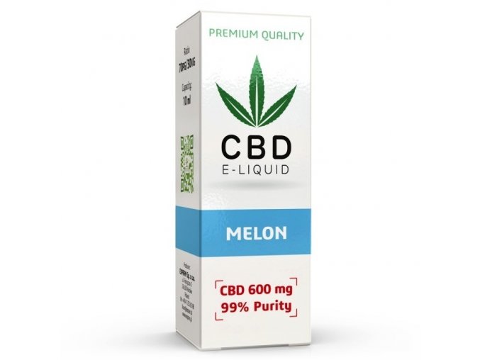 CBD Vape Liquid - 10ml - 600mg - 6% - Melon