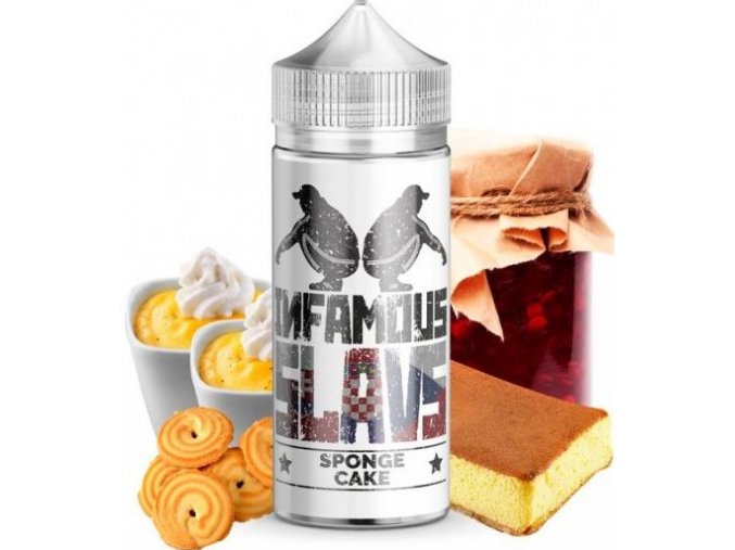 Příchuť Infamous Slavs Shake and Vape 20ml Sponge Cake