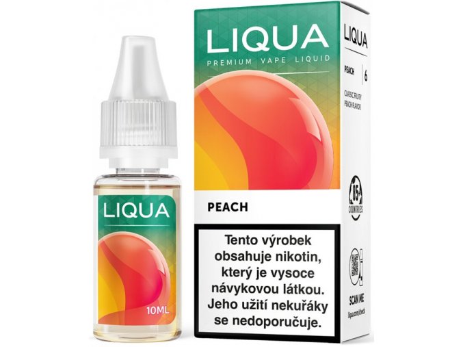 Liquid LIQUA CZ Elements Peach 10ml-18mg (Broskev)