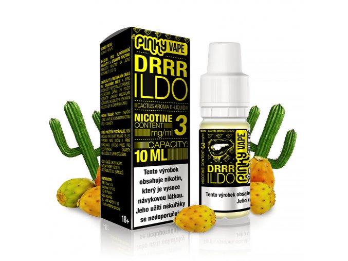 Pinky Vape - E-liquid - 10ml - 3mg - Drrrildo (Kaktus)