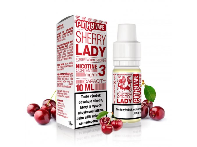 Pinky Vape - E-liquid - 10ml - 3mg - Sherry Lady (Višeň)