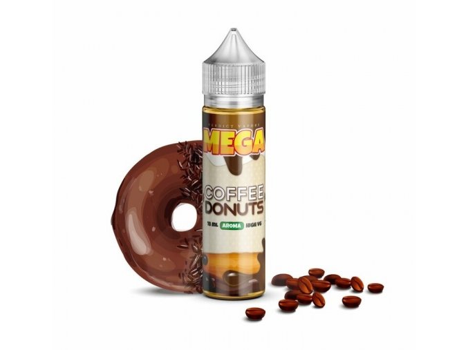 Verdict Vapors - MEGA - Shake & Vape - Coffee Donuts (Pražená káva s čokoládovou koblihou) - 18ml