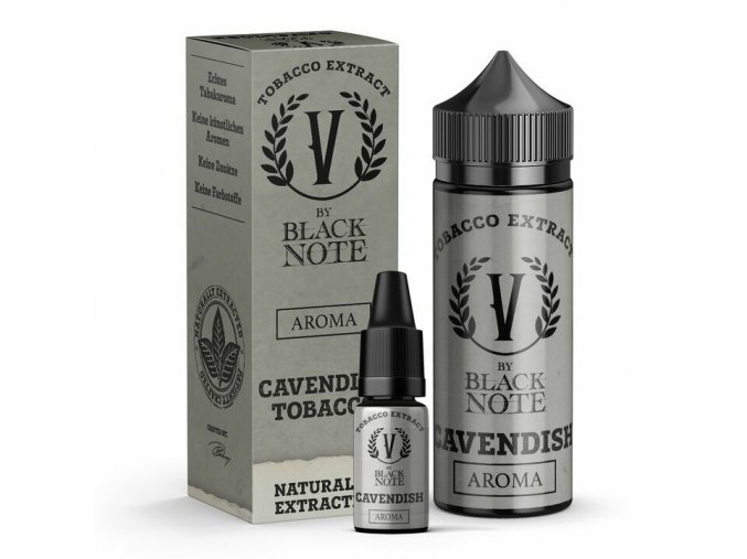 V by Black Note - Příchuť - Cavendish Tobacco (Tabáková směs) - 10ml 