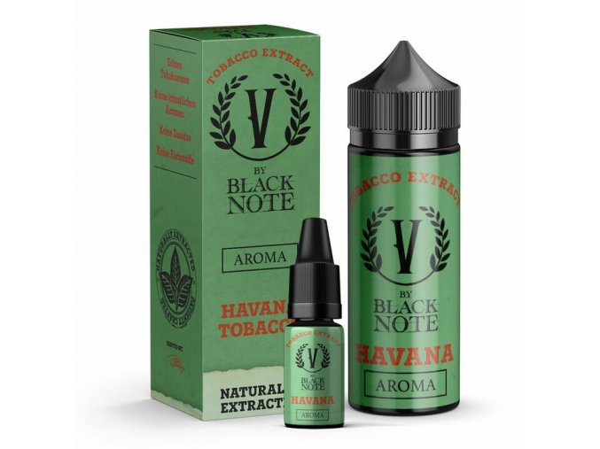 V by Black Note - Příchuť - Havana Tobacco (Doutníkový tabák) - 10ml