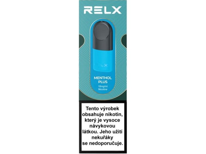 RELX Pod cartridge Menthol Plus 18mg 2pack