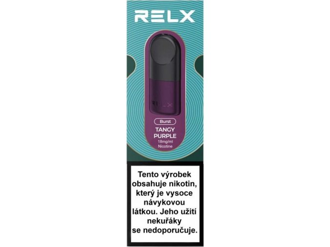 RELX Pod cartridge Tangy Purple 18mg 2pack