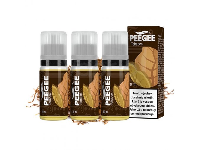 PEEGEE Čistý tabák 3x10ml