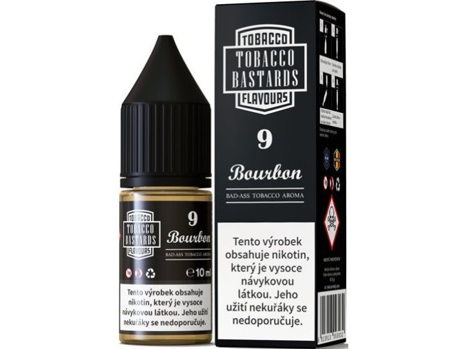 Liquid Flavormonks Tobacco Bastards SALT No.09 Bourbon 10ml - 20mg