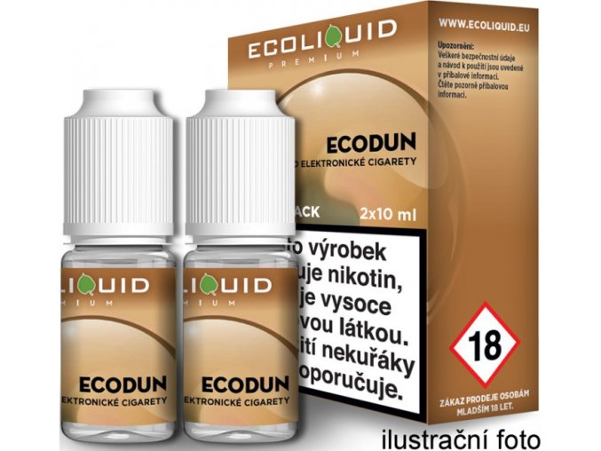 Liquid Ecoliquid Premium 2Pack ECODUN 2x10ml - 12mg