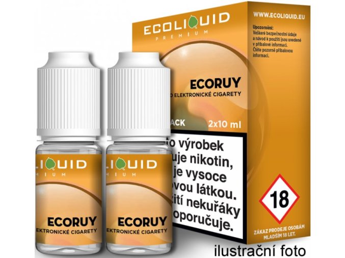 Liquid Ecoliquid Premium 2Pack ECORUY 2x10ml - 18mg