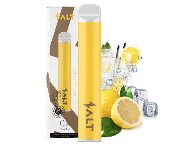 salt switch zero disposable pod kit lemon soda