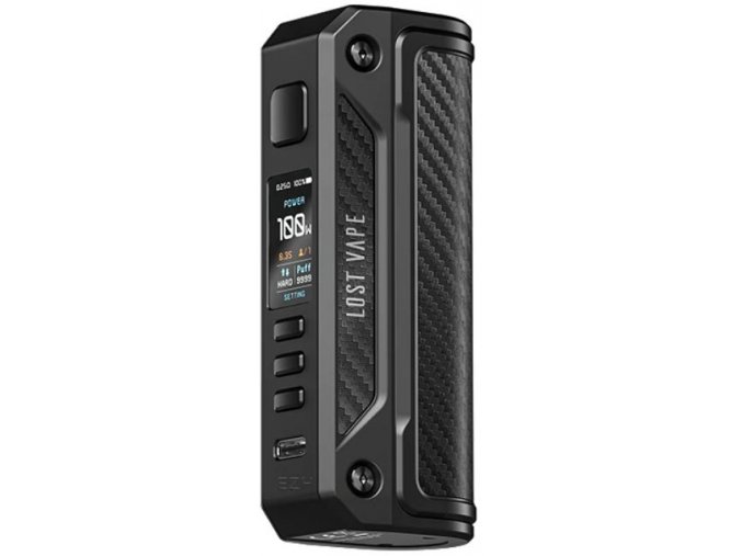 Lost Vape Thelema Quest Solo 100W grip Easy Kit Black Carbon Fiber