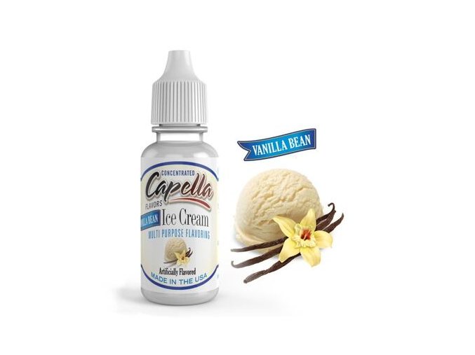 Příchuť Capella: Vanilková zmrzlina (Vanilla Bean Ice Cream) 13ml