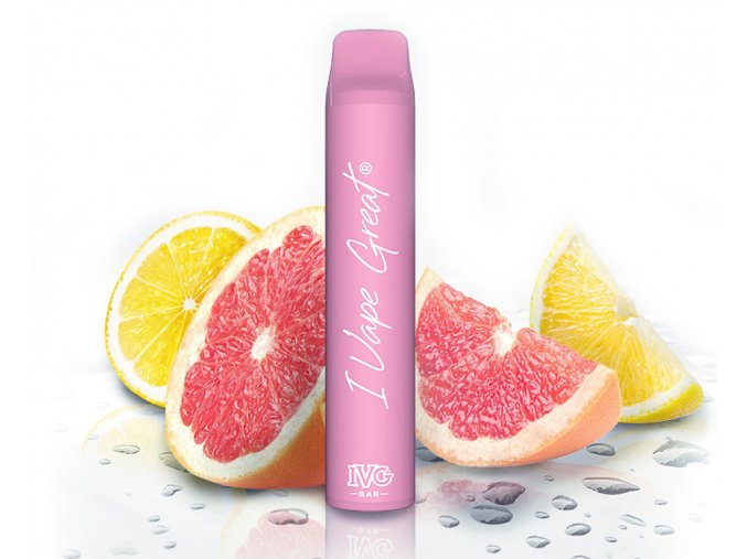 IVG Bar Plus + - Grep a limonáda (Pink Lemonade), produktový obrázek.