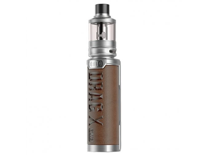 VOOPOO Drag X Plus Professional Edition Full Kit - Silver Retro Brown, produktový obrázek.