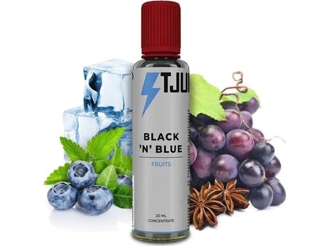 Příchuť T-Juice Shake and Vape Black N Blue 20ml