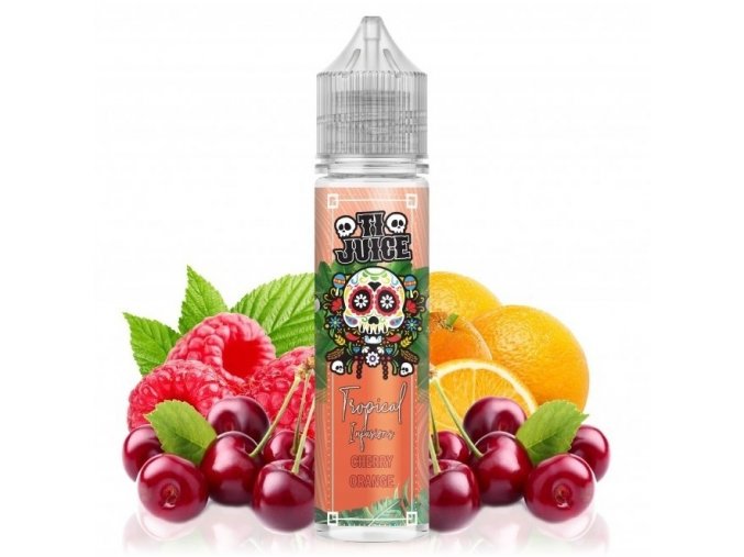 TI Juice Tropical Infusions - Shake & Vape - Cherry Orange - 12ml, produktový obrázek.