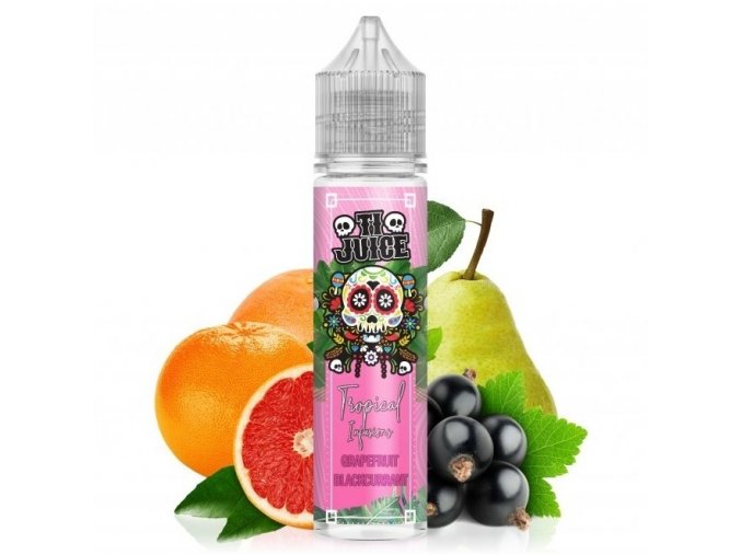 TI Juice Tropical Infusions - Shake & Vape - Grapefruit Blackcurrant - 12ml, produktový obrázek.