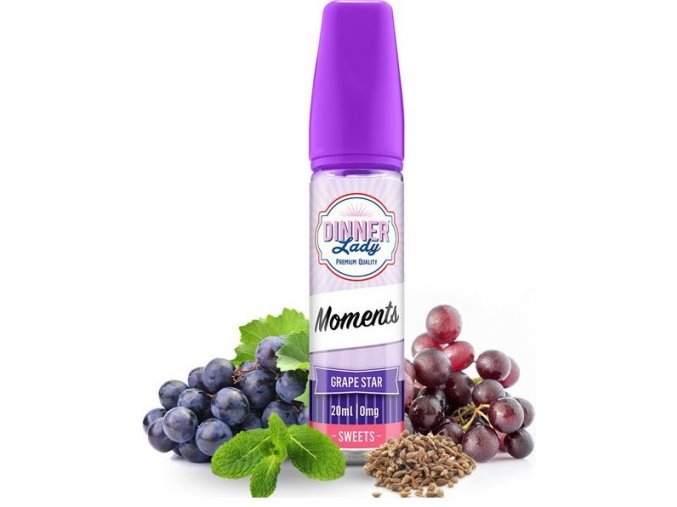 Příchuť Dinner Lady Moments 20ml Grape Star