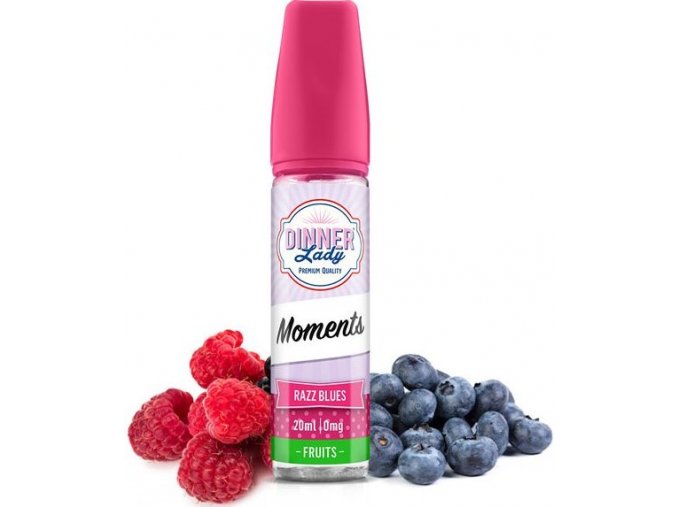 Příchuť Dinner Lady Moments 20ml Razz Blues