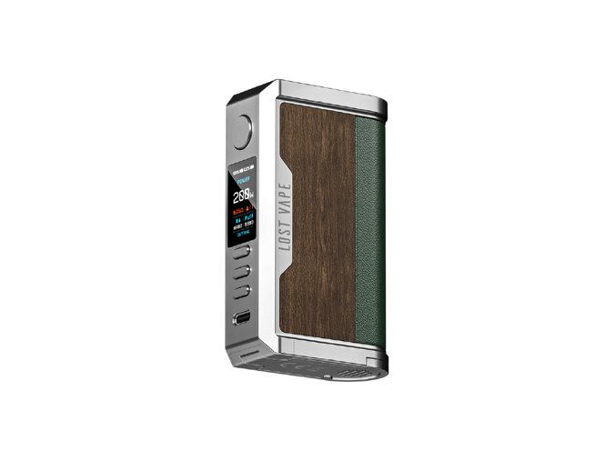 Elektronický grip: Lost Vape Centaurus Q200 Mod (Stainless Steel Teak Wood)