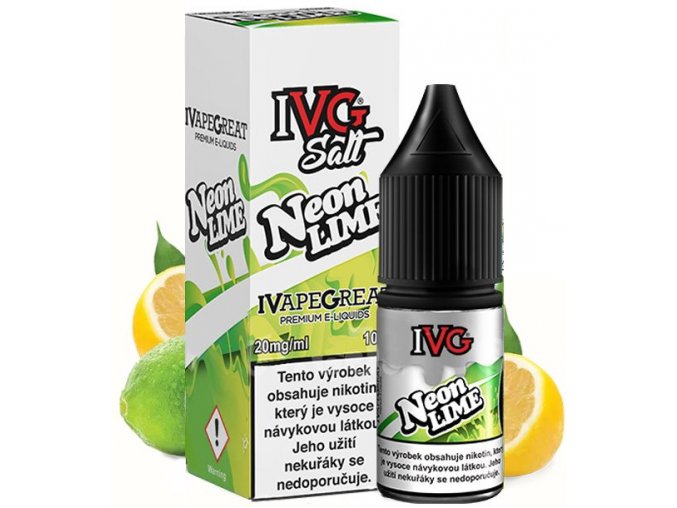 Liquid I VG SALT Neon Lime 10ml - 10mg