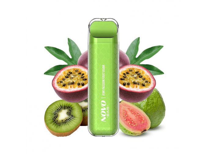 Smok Novo Bar - 20mg - Kiwi Passion Fruit Guava (Kiwi, Guava, Marakuja), produktový obrázek.
