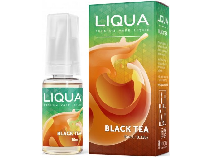 liquid liqua cz elements black tea 10ml cerny caj