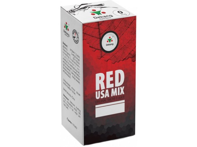 dekang red usa mix 10ml 0mg