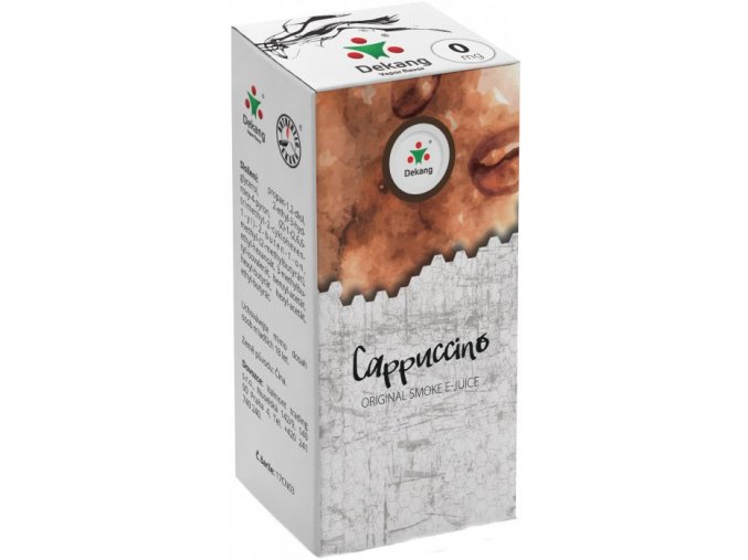 dekang cappuccino 10ml0mg kapucino