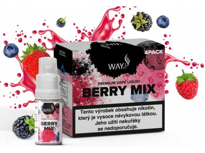 Liquid WAY to Vape 4Pack Berry Mix 4x10ml-3mg