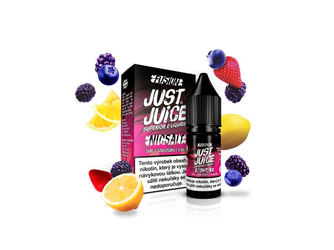 E-liquid Just Juice Salt 10ml / 11mg: Fusion Berry Burst & Lemonade (Lesní ovoce s citronem)