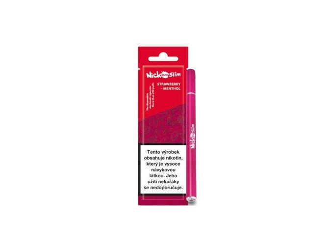 Nick One Slim elektronická cigareta Strawberry Menthol 16mg
