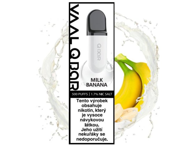 VAAL Q Bar by Joyetech elektronická cigareta 17mg Milk Banana