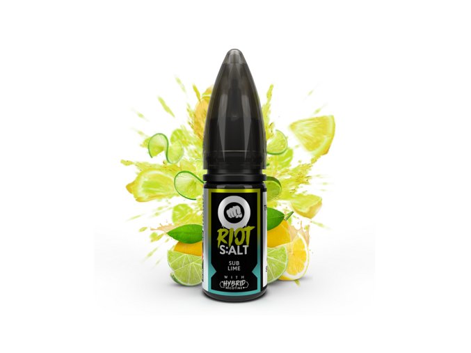 E-liquid Riot S:ALT 10ml / 5mg: Sublime (Citronovo-limetkový mix)