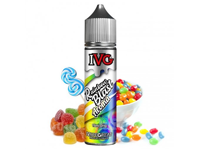 IVG - Menthol Series - S&V - Rainbow Blast (Chladivé sladké bonbony) - 18ml