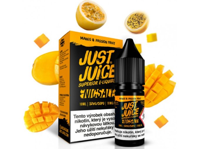 Liquid Just Juice SALT Mango & Passion Fruit 10ml - 11mg