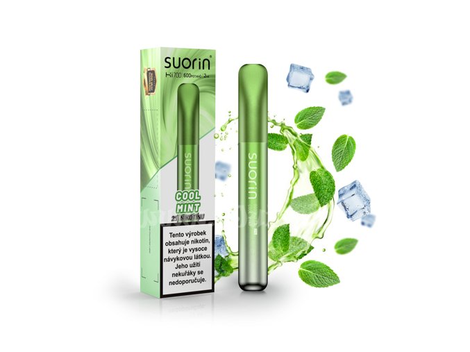 Elektronická cigareta: Suorin Bar Hi700 Disposable Pod (Cool Mint)